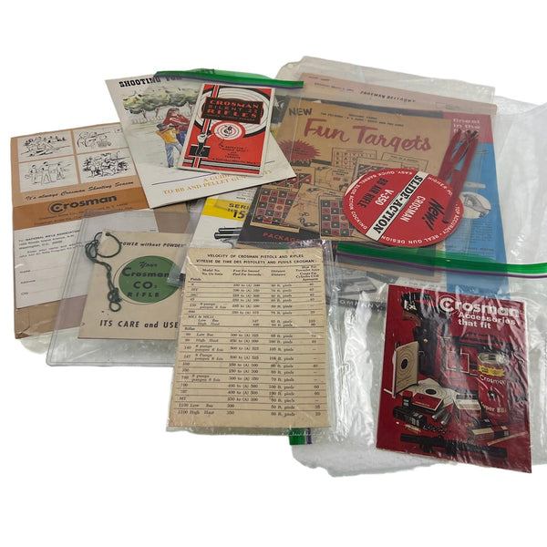 Assorted Crosman advertisements (sold by private seller fulfilled by D&L)